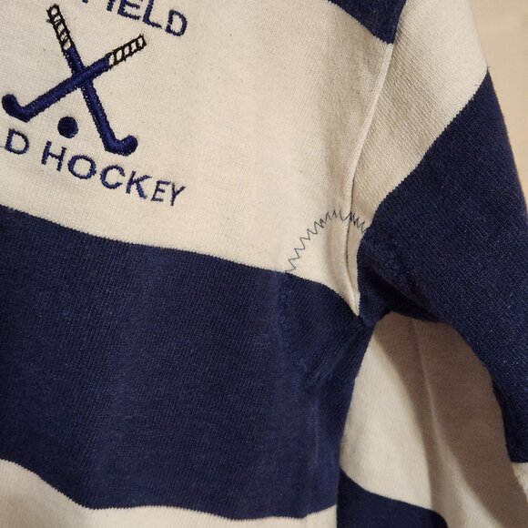 🏉 Barbarian Rugby Wear Heavyweight Stripe Shirt M Suffield Field Hockey #7 🏑 - Picture 6 of 6